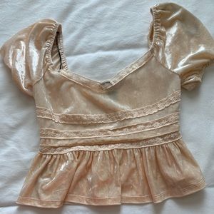 Forever 21 Cream Blouse